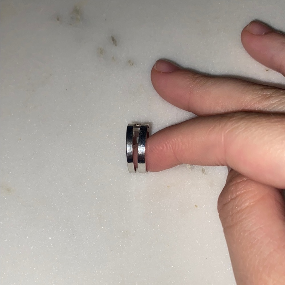 Silver Adjustable Ring - Picture 2 of 2